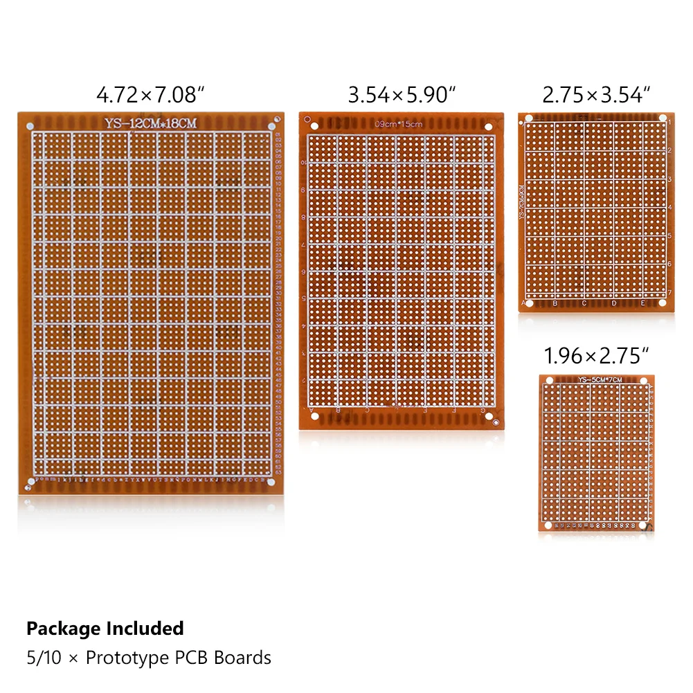 80 шт. печатная плата для электронных испытаний 4 размера | Электроника