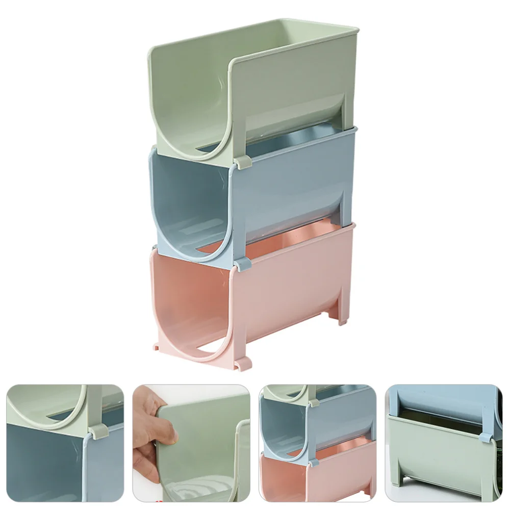 

3pcs U-shaped Beverage Box Creative Refrigerator Drink Storage Box for Kitchen