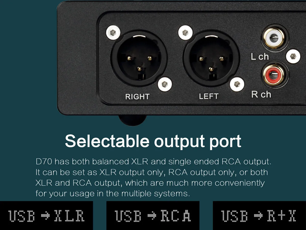 Топпинг D70 ЦАП usb bluetooth ЦАП AK4497 xmos XU208 DSD512 Встроенный 32 бит/768 кГц с пультом дистанционного управления