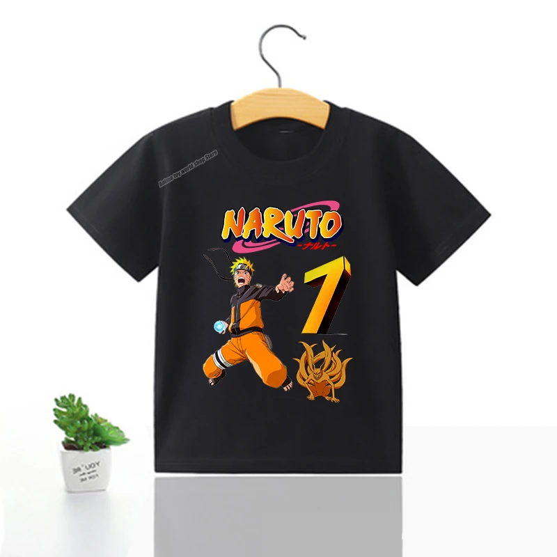 Детская футболка с рисунком Наруто 3D цифровая печать на возраст 1-10 лет | одежда и