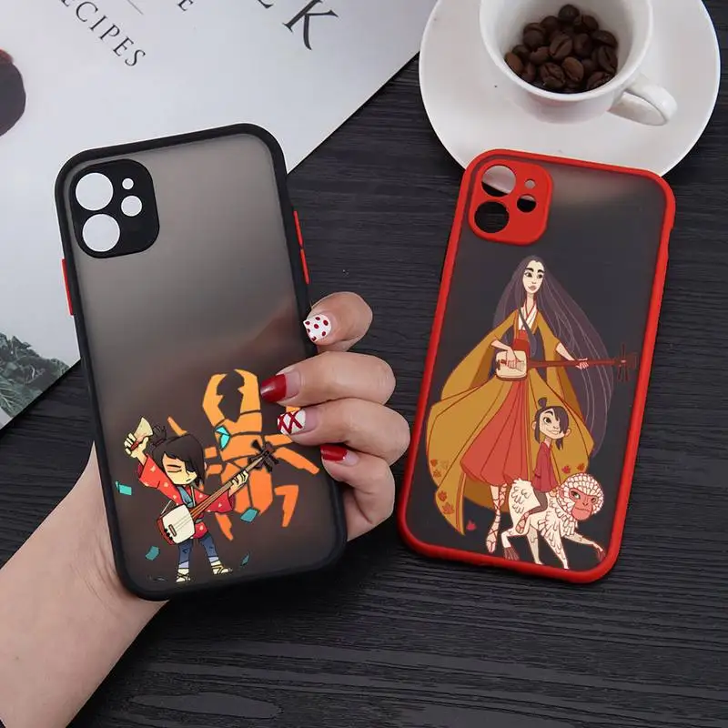 

Kubo and the two strings Phone Case matte transparent For red iPhone 7 8 x xs xr 11 12 pro plus mini max Clear Funda