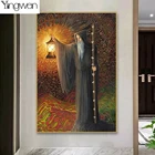 Алмазная живопись Hermit Tarot, картина с квадратнымикруглыми стразами, для творчества, вышивка бисером, стразы, домашний декор