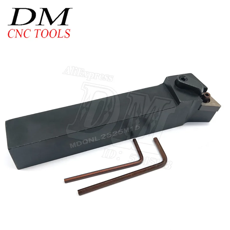 

MDQNL2525M15 External turning tool knife holder 25*25mm boring bar for DNMG15 carbide insert lathe accessories