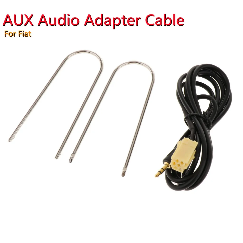 

Durable Music Aux-in Cable Aux Input Adapter Plug for Fiat 500 2007 Onwards for Al-fa 159 Car Stereo Vehicle Lead Cable Adaptor