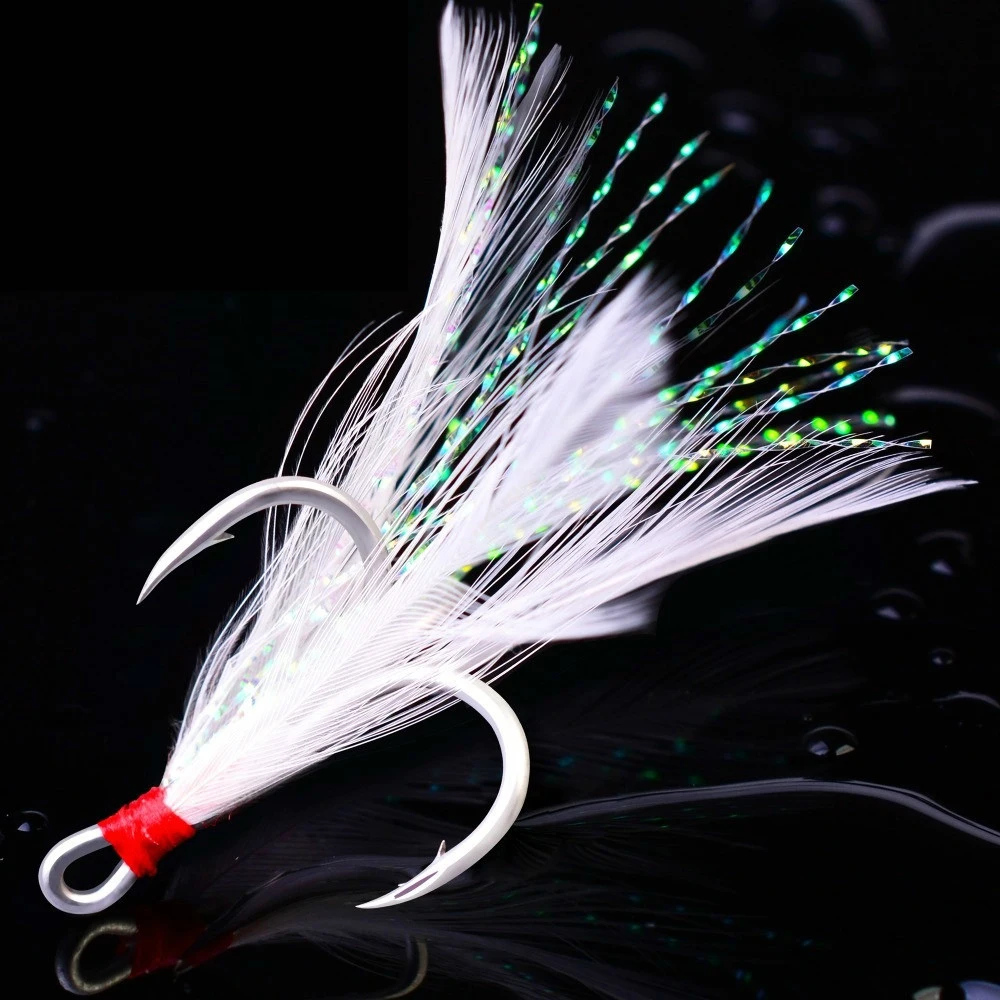 Тройные рыболовные крючки 1 шт. тройные Крючки С рыболовным крючком Стальные с