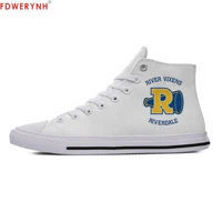 custom riverdale printing cartoon high top breathable canvas uppers sneakers student personalise fashion sandshoes