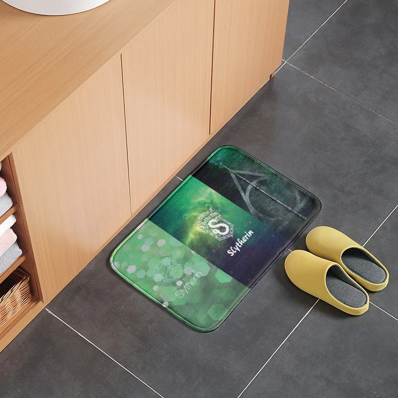 Коврик для входной двери в стиле ретро фланелевый ковер туалета ванной гостиной