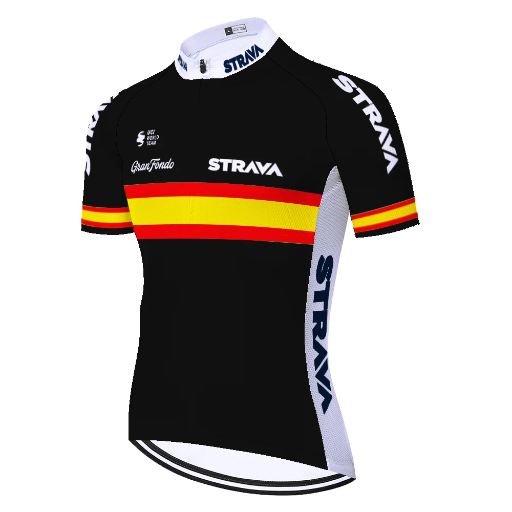Мужская велосипедная рубашка 2021 команда STRAVA Велоспорт Джерси maillot ciclismo hombre camisa