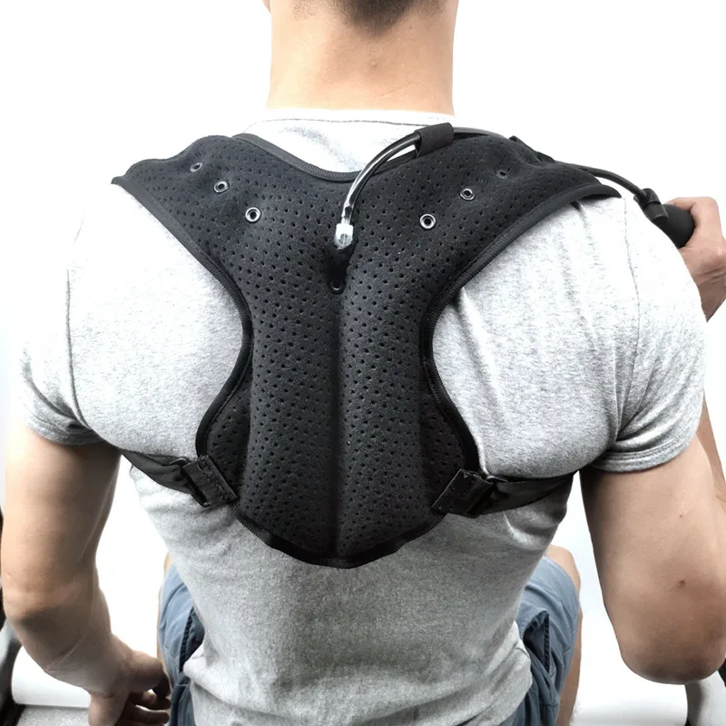 

Регулируемый Корректор осанки до ключиц надувной Дизайн Корсет для верхней части спины Поддержка плеч поясницы пояс корсет коррекция осан...