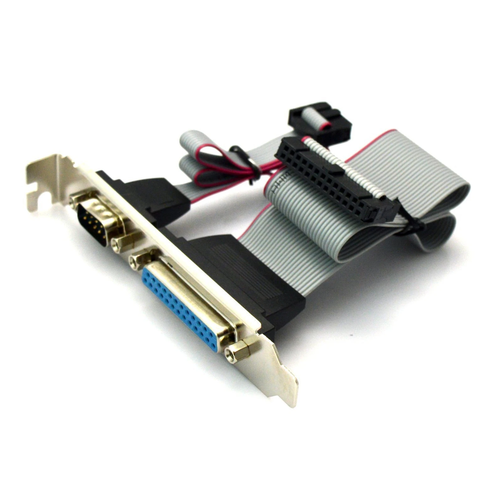 Для PCI Slot Header Серийный DB9 Pin COM с параллельным DB25 кабель LPT кронштейном для
