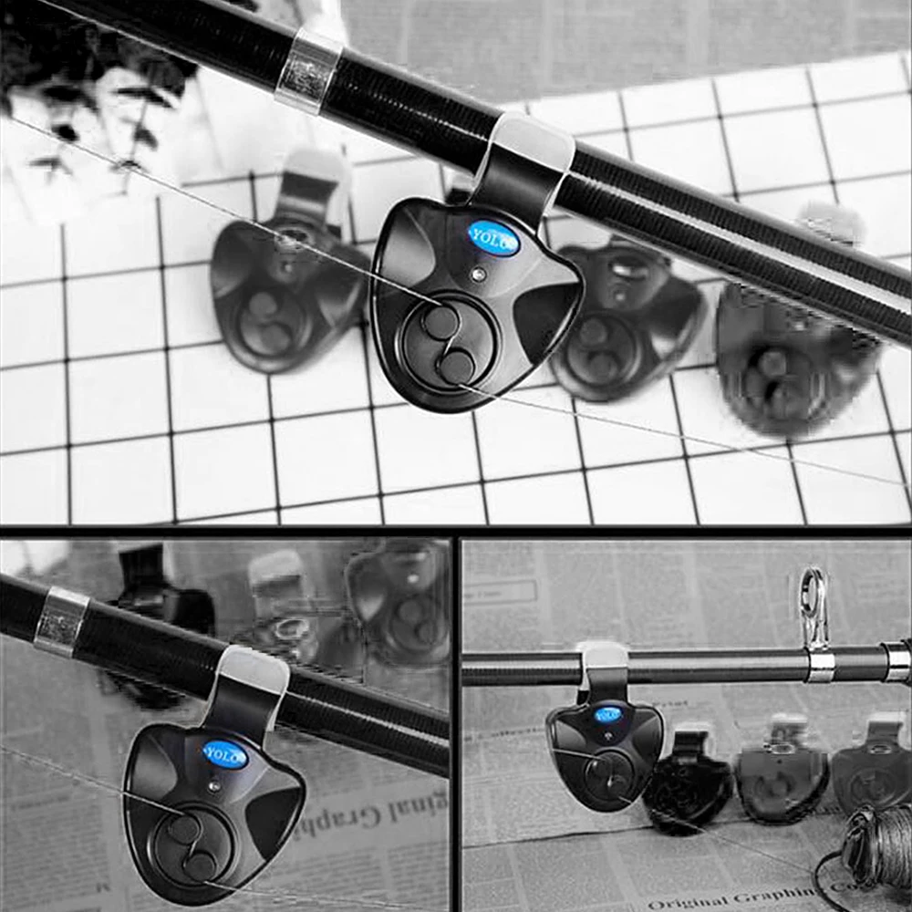 Сигнализатор поклевки рыболовный электронный со светодиодный выми