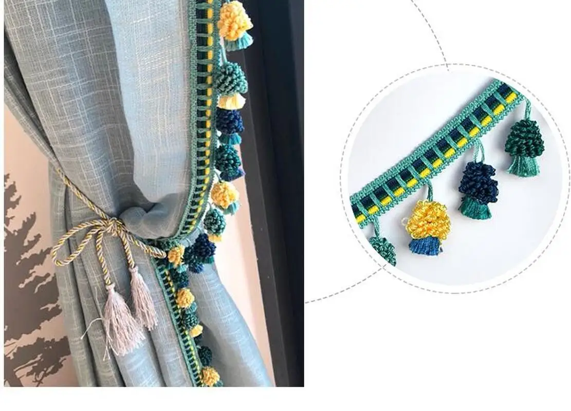 1 м занавески для шитья кисточка бахрома отделка помпон сделай сам