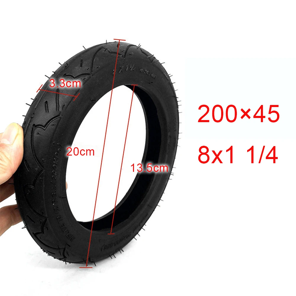 

8" 8X1 1/4 (200*45) Pneumatic Tire Inflatable Full Wheel For Electric Scooter