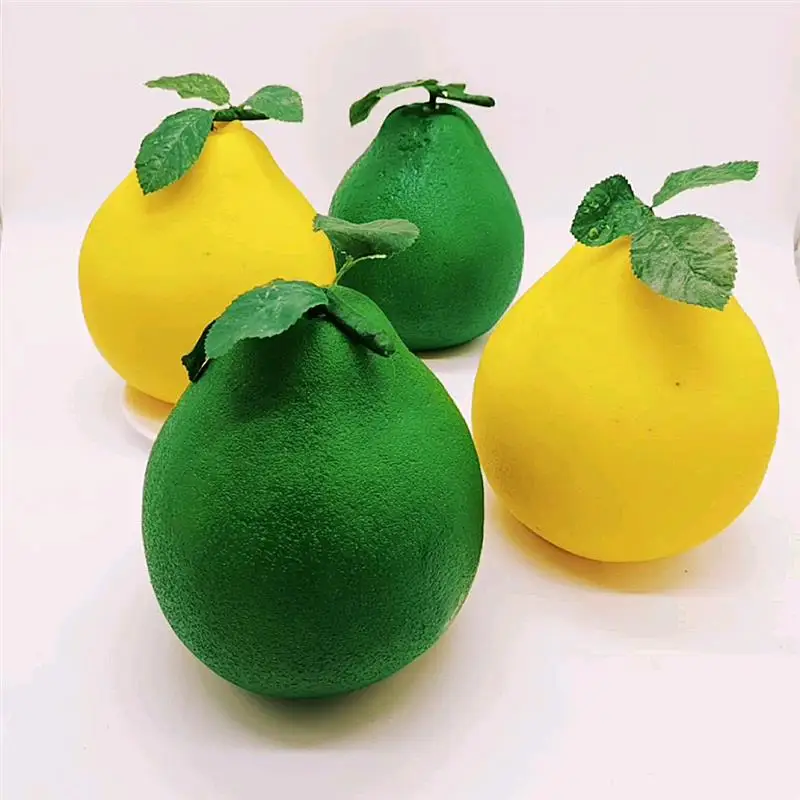 Милые искусственные фрукты похожая на настоящую помело поддельные фрукт из