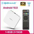 ТВ-приставка T95 Mini, Android 10,0, четырехъядерная, 2 Гб ОЗУ, 16 Гб ПЗУ, 2,4G, Wi-Fi, медиаплеер 4K, ТВ vs x96 mini ip TV