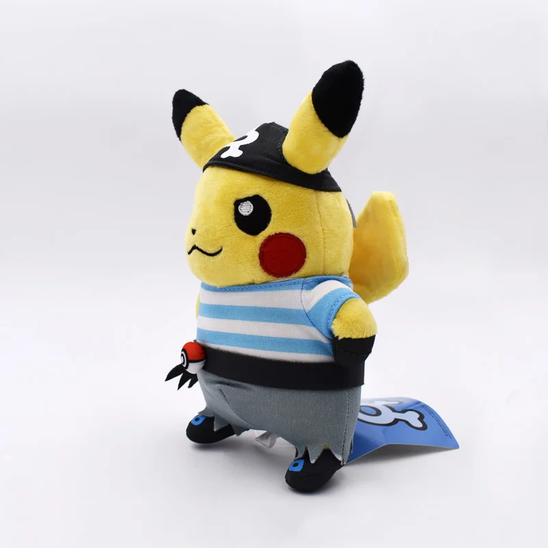 Takara Tomy Pokemon Plush 20cm Team Aqua Doll Pikachu Stuffed Toy for Kids Christmas Gifts | Игрушки и хобби