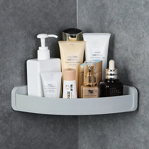 Bathroom Shelf Wall Mounted Corner Shower Shampoo Holder Kitchen Storage Rack Organizer Hanging | Обустройство дома