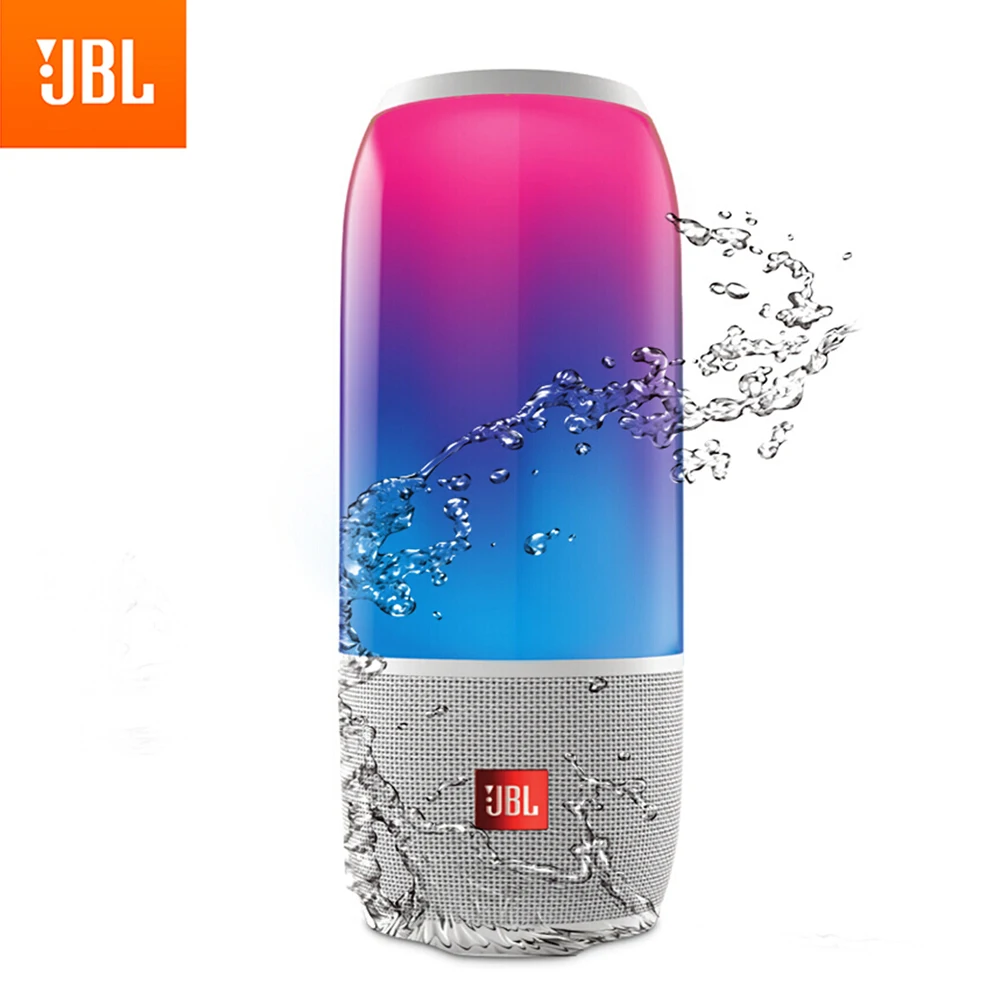 JBL Speaker Pulse 3 IPX7 водонепроницаемые беспроводные bluetooth колонки 360 Lightshow портативная