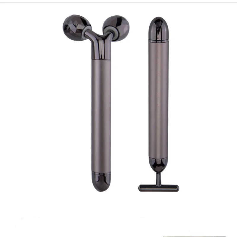 2 шт. энергии с покрытыем цвета чистого 24 каратного золота Красота бар лица ролик