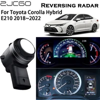 zjcgo original sensors car parking sensor assistance backup radar buzzer system for toyota corolla hybrid e210 20182022