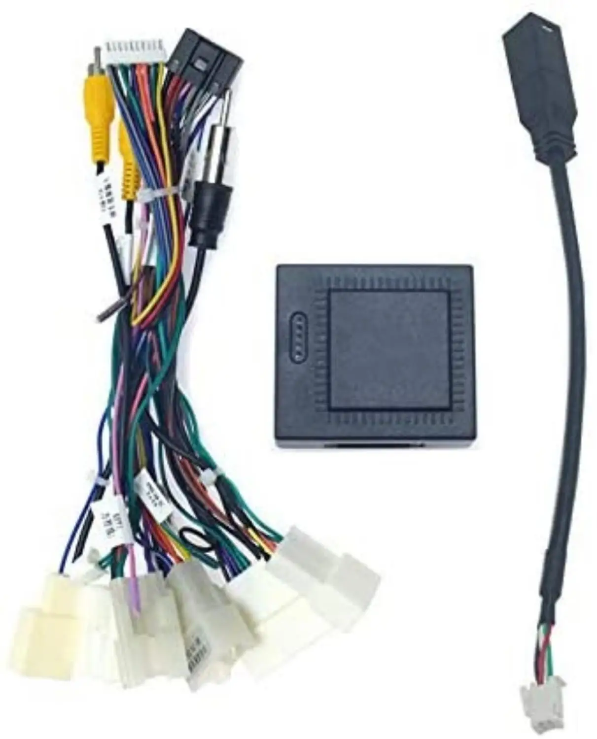 Автомобильный Головной блок 16Pin адаптер кабеля питания с коробкой Canbus для Android