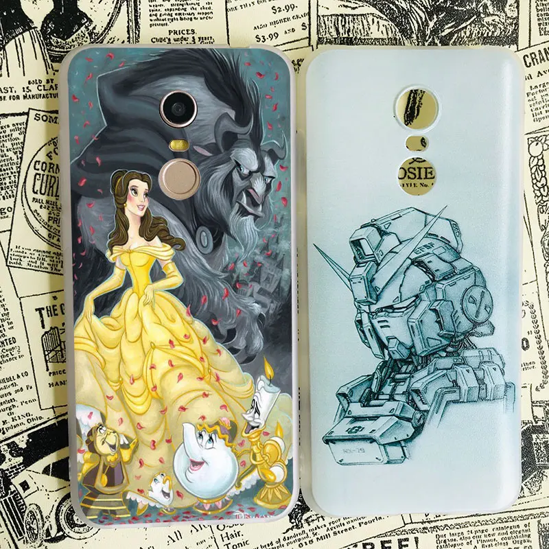 Силиконовый чехол s для Xiaomi Redmi Note 8 Pro 7 6 5 5A 4 4X the beauty and beast матовый 7A K20 TPU чехол| |