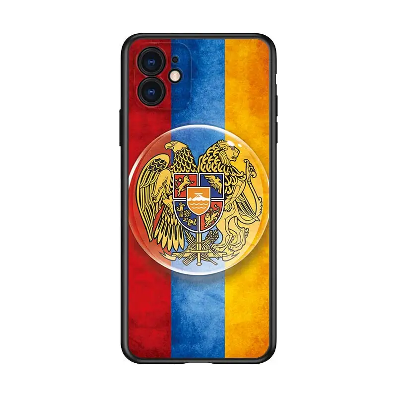 

Armenia Armenians Flag for Apple iPhone 12 Pro Max Mini 11 Pro XS Max X XR 6S 6 7 8 Plus 5 5S SE2020 Black Phone Case