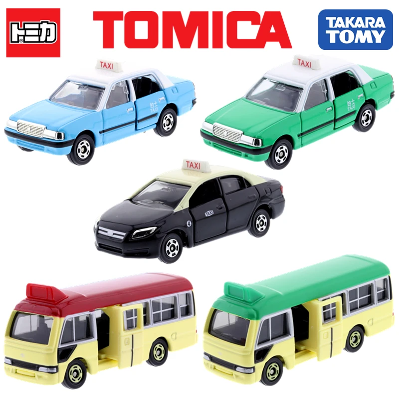 Toyota Coaster микроавтобус HONG KONG TAXI Макао такси Corolla Axio TAKARA TOMY TOMICA литая машина|Наземный