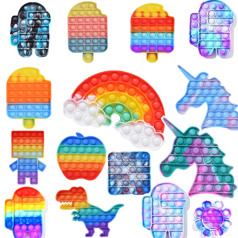 

POP IT Bubble Fidget Toys Simple Dimple Strings Relief Adults Children Sensory Squishy Antistress Relief Anti Stress Popit