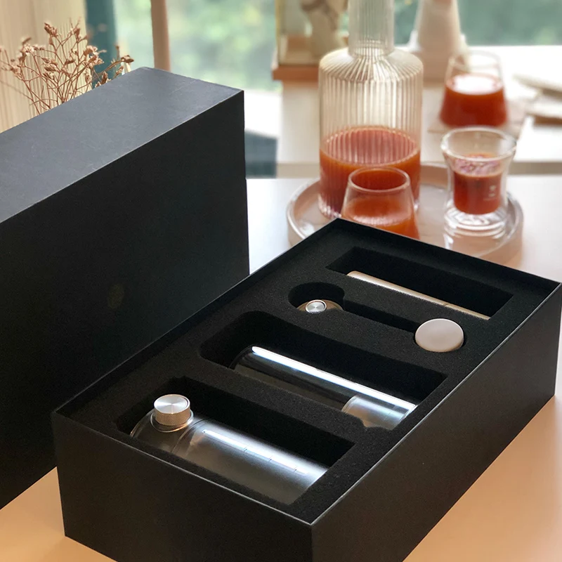 値段 Timemore豆グラインダーアイスドリップコーヒーギフトセット家庭用ハンド製のコーヒーメーカー栗cステンレス鋼のコーヒーグラインダーセット