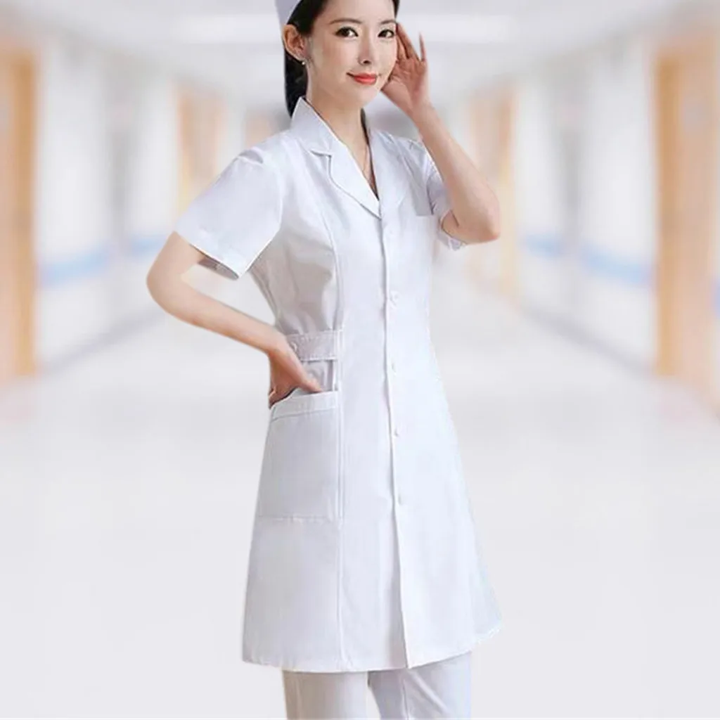 Женская одежда для салона красоты, белая куртка для фармацевтов, медицинская форма для спа-салона, A50