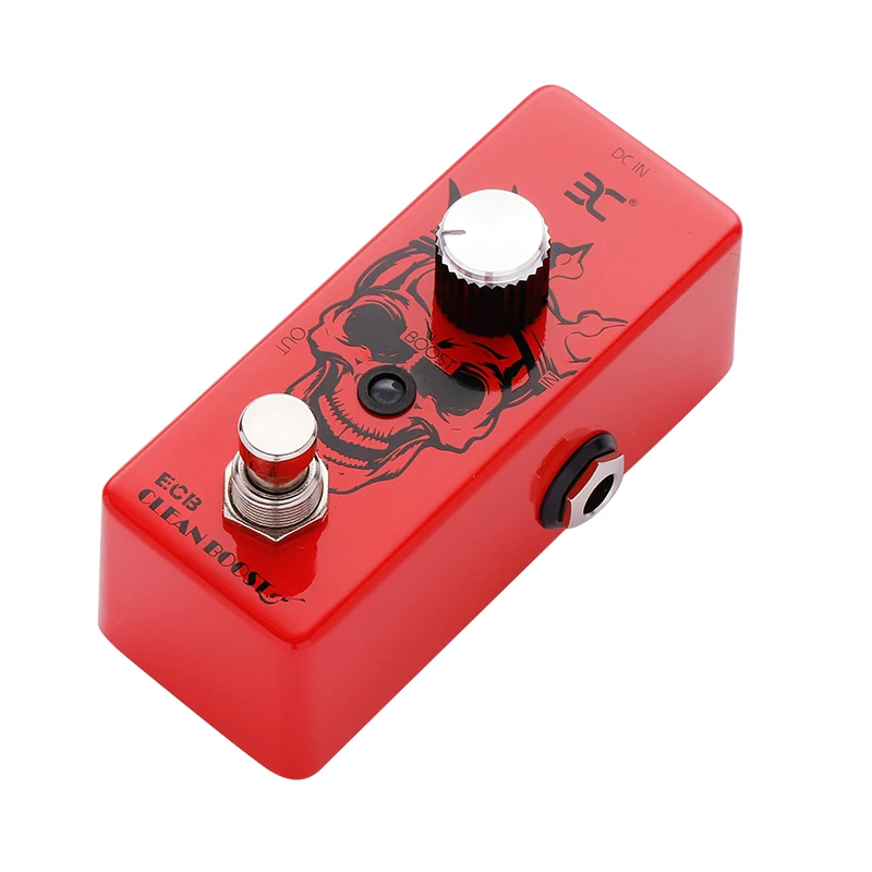 EX басовых микро педаль ECB бас чистый Boost Педаль Эффекта баса полная металлическая