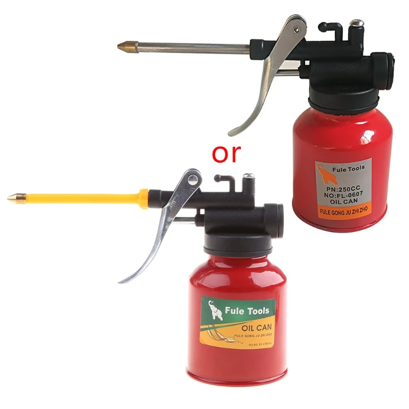 Смазочный насос с носиком для мастерской масляная банка смазочный красным