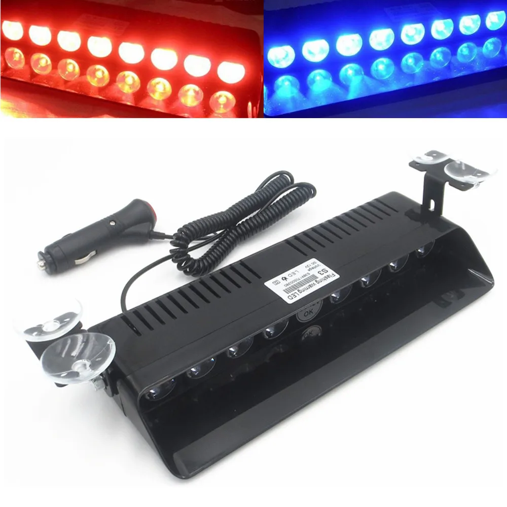 8 светодиодный аварийный Предупреждение движения автомобиля мерцающий