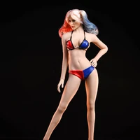 custom 16 scale figure clothes accessory sexy bikini swimsuit underpants bra clothes blackred color model for female figure