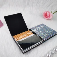 fashion rhinestone cigarette box 10 packs luxury gifts for ladies smoking accessories