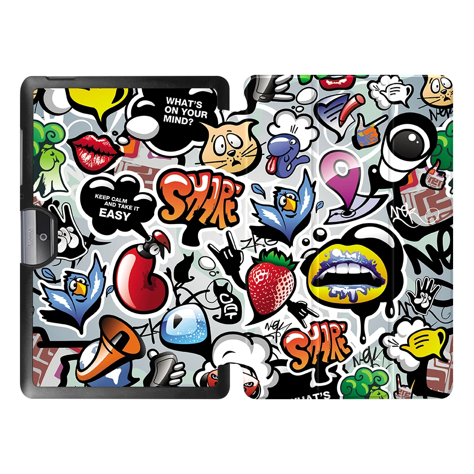 MTT чехол для acer Iconia One 10 B3-A30 A3-A40 10,1 дюймов ультра-тонкий из искусственной кожи трехслойный флип-чехол-подставка планшет для надписей чехол - Цвет: AC16