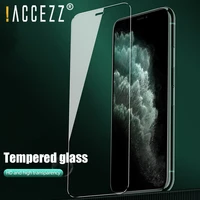 accezz curved edge tempered glass for iphone 12 mini pro max screen protector protective anti fingerprint tempered glass film