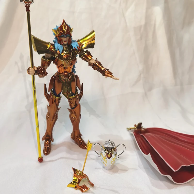 Star Model Saint Seiya Cloth Myth EX Sea Emperor Poseidon With Seal Pot &amp Arrow Helmet Bandai Color PVC Action Figures | Игрушки и