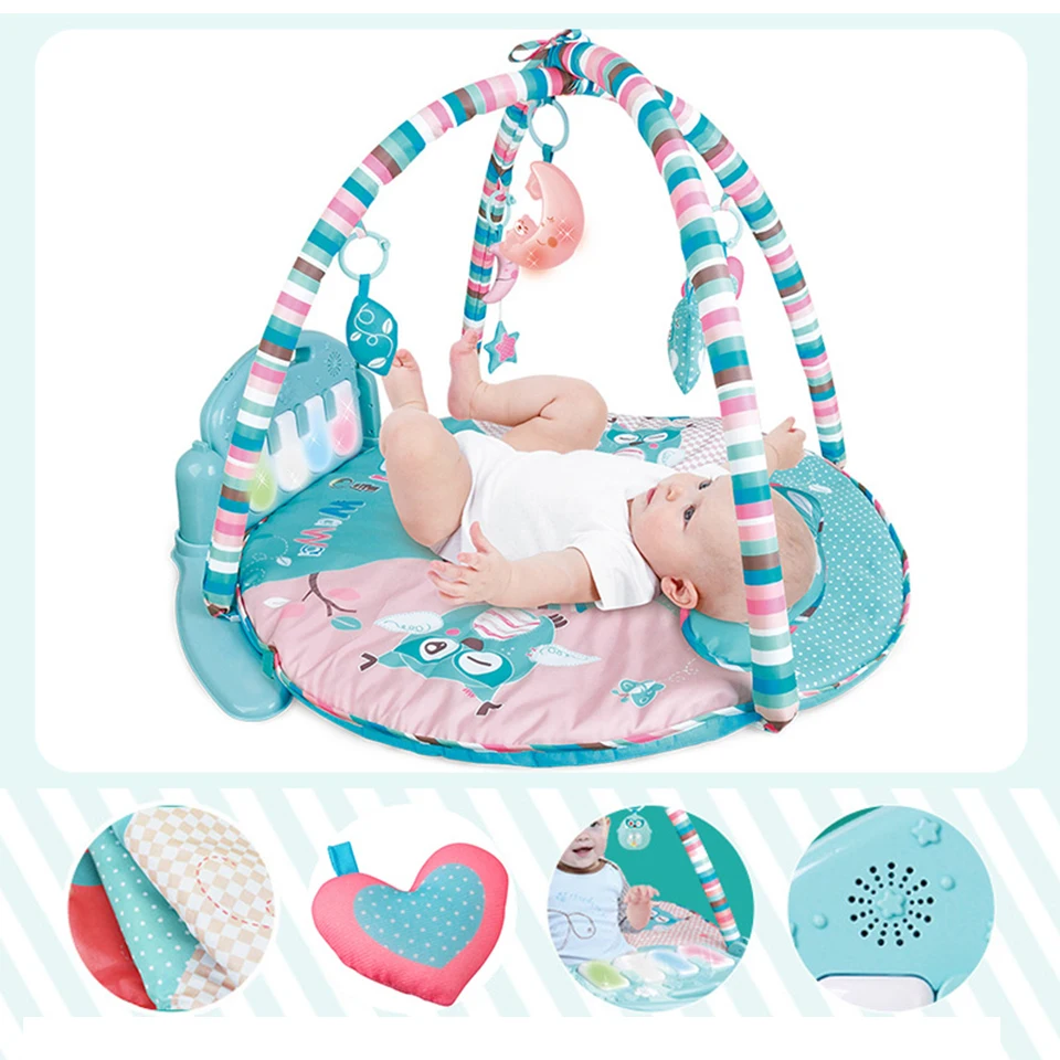 Музыкальное детское пианино клавиатура Игровой коврик для спортзала игровой