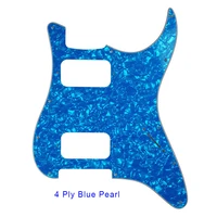 xinyue 11 screw hole guitar pickguard for usamexico fender strat st hh humbuckers pickups scratch plate no control punch holes