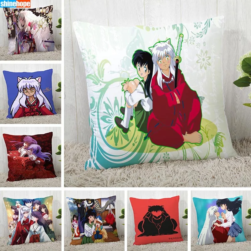 Наволочки на заказ InuYasha квадратная наволочка Рождественская Наволочка молнии