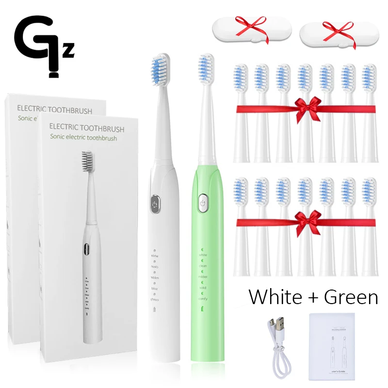 GeZhou S802 Sonic Электрический Зубная щётка электрическая зубная щетка USB