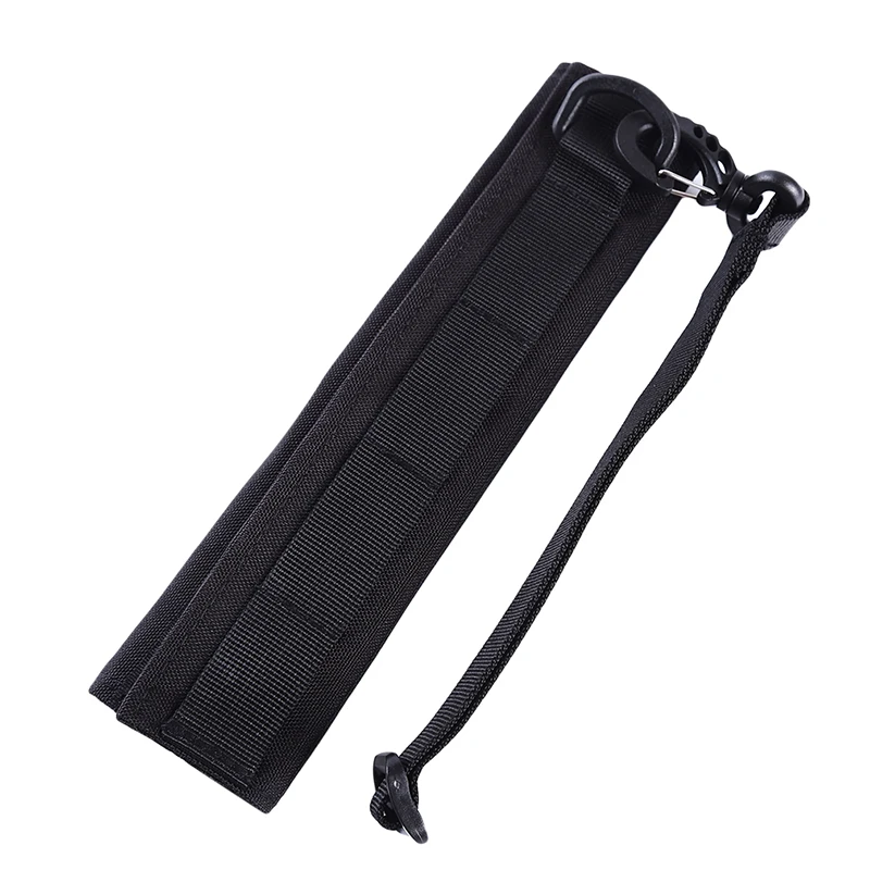 black Наружная модульная Крышка для гарнитуры, головная повязка Molle для обычных тактических наушников, микрофон для охоты и стрельбы, чехол для наушников - Цвет: black
