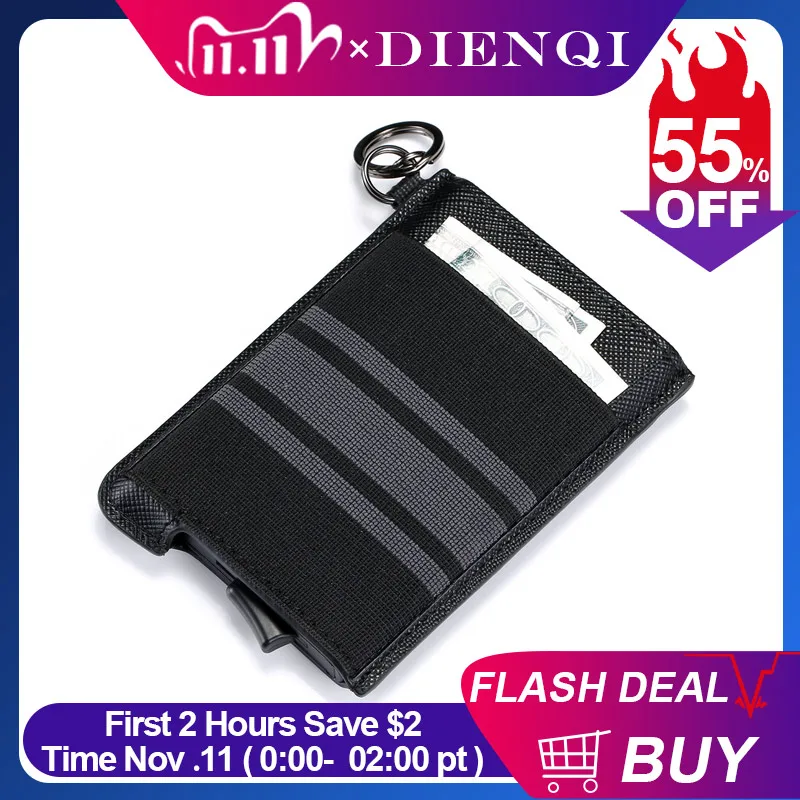 Кожаный смарт кошелек для кредитных карт с Rfid защитой|Держатели и пропусков| |