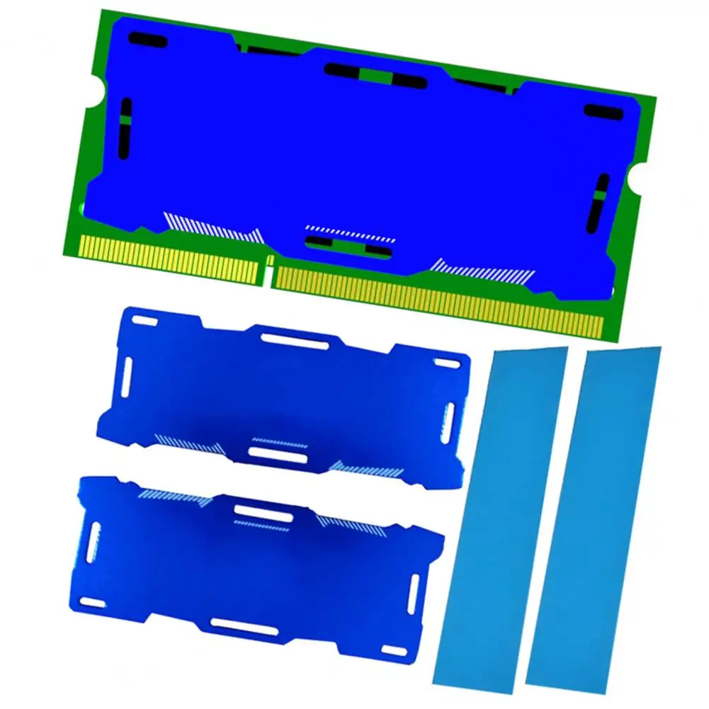 

2 шт. памяти ноутбука бара радиатора рассеивания тепла площадку для DDR3/DDR4