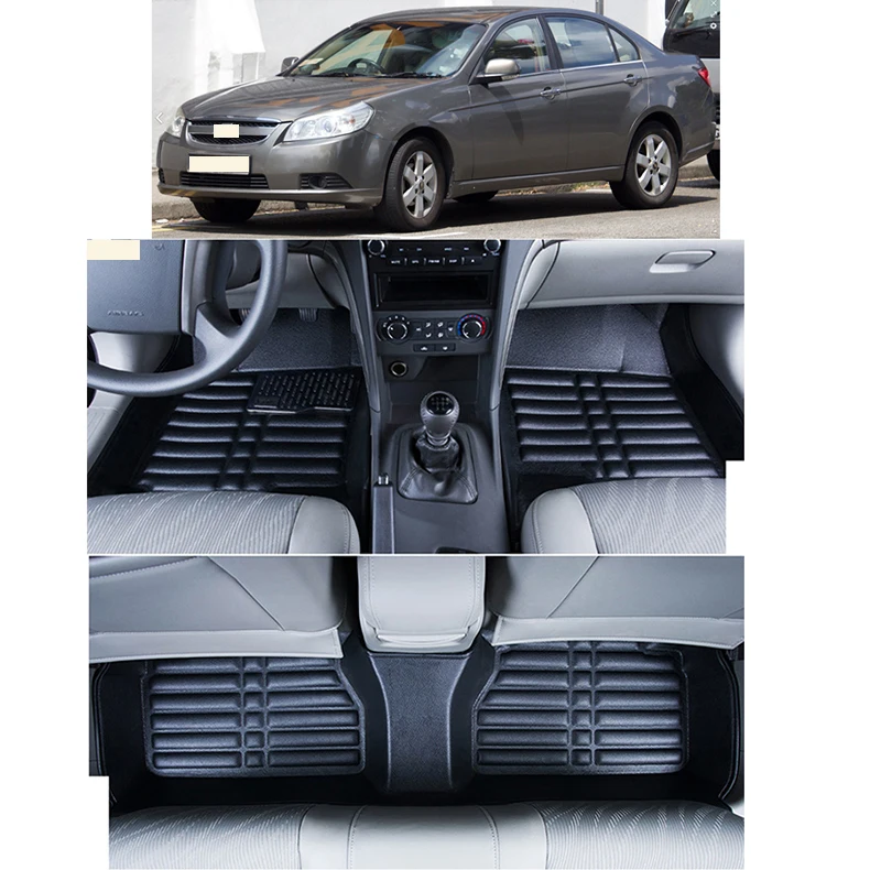 Кожаные автомобильные коврики для Chevrolet Epica Daewoo Tosca 2006 2007 2008 2009 2010 2011 2012