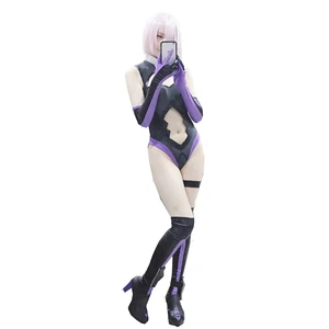 Костюм для косплея аниме Fate Grand Order Mash Kyrielight, сексуальная униформа для Хэллоуина 11