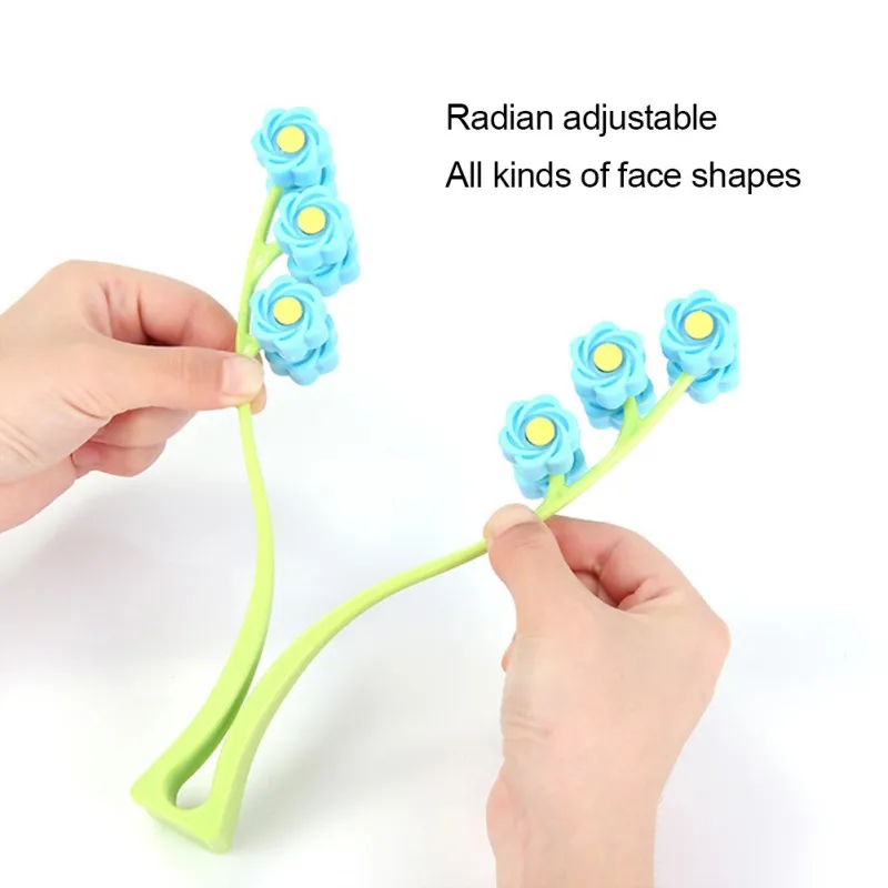 Portable Face Lift Massage Roller Flower Shape Elastic Anti Wrinkle Face-Lift Slimming Face Face Shaper Relaxation Beauty Tools