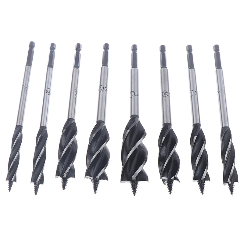 

10-24mm Twist Drill Bit Set Wood Fast Cut Auger Carpenter Joiner Tool Drill Bit For Wood Cut Suit for Woodworking